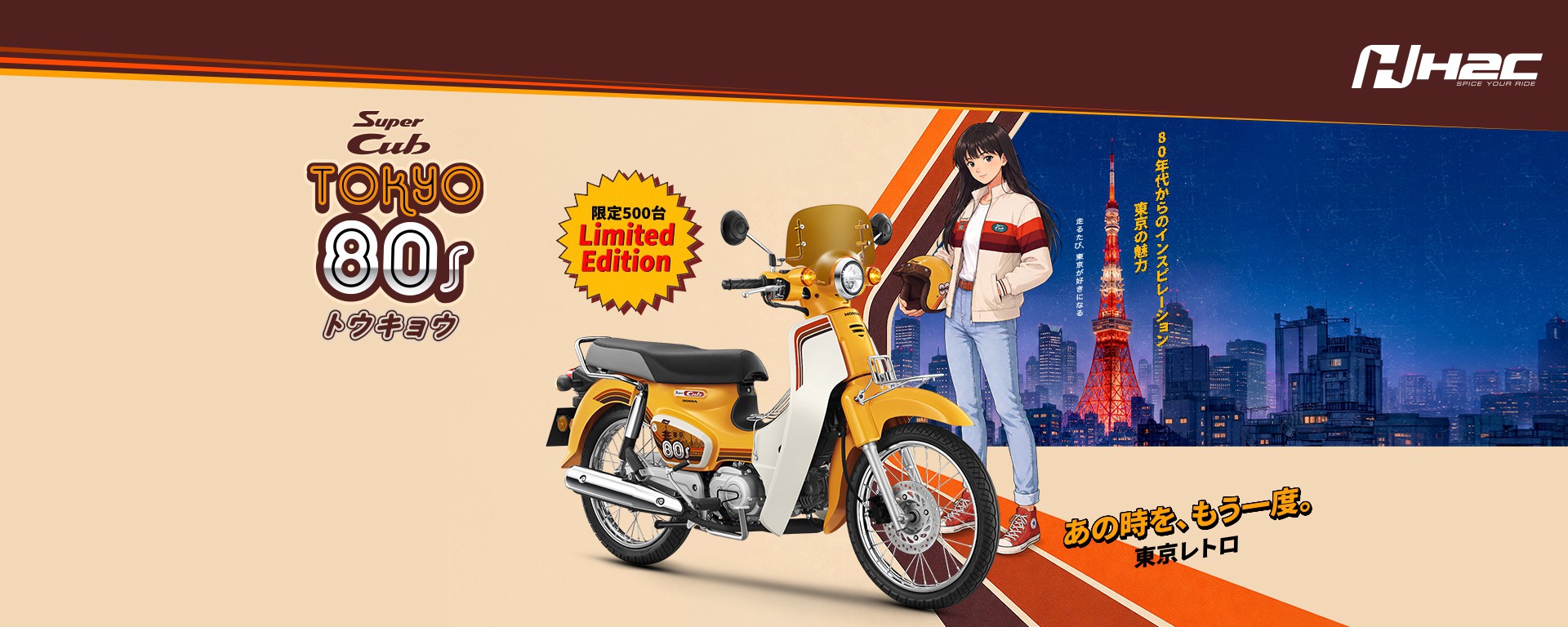 Honda Super Cub Tokyo 80s